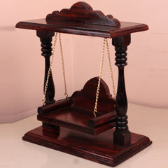 Sivasavi Handcrafted Wooden Pooja Stand for Home / Mandir for Home / Jhoola stand